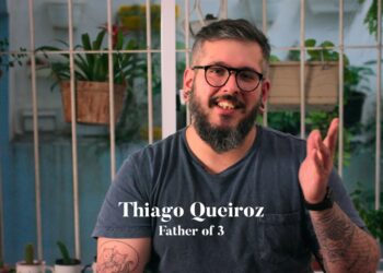 Ao lado de Will Smith e Jimmy Fallon, Thiago Queiroz, do Paizinho, Vírgula!, representa o Brasil no documentário Dads, da Apple