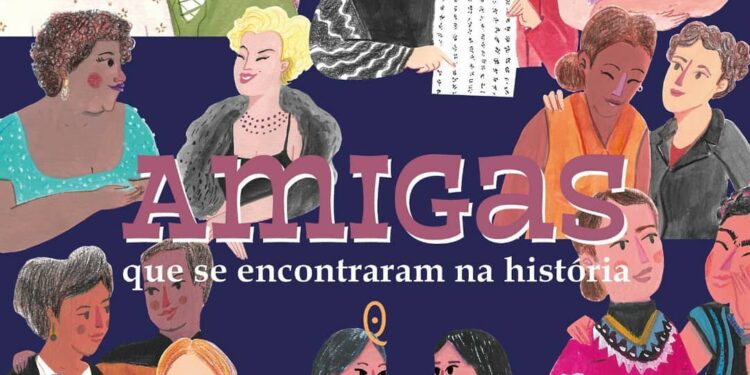 O livro ilustrado “Amigas que se encontraram na história” está em venda