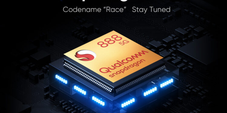 Novo realme “Race” desenvolvido pela plataforma Snapdragon 888 5G mais recente da Qualcomm
