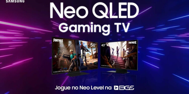 Na Brazil Game Show, Samsung lança promoção com descontos para os produtos da linha Neo QLED Gaming TVs e monitor Odyssey Ark